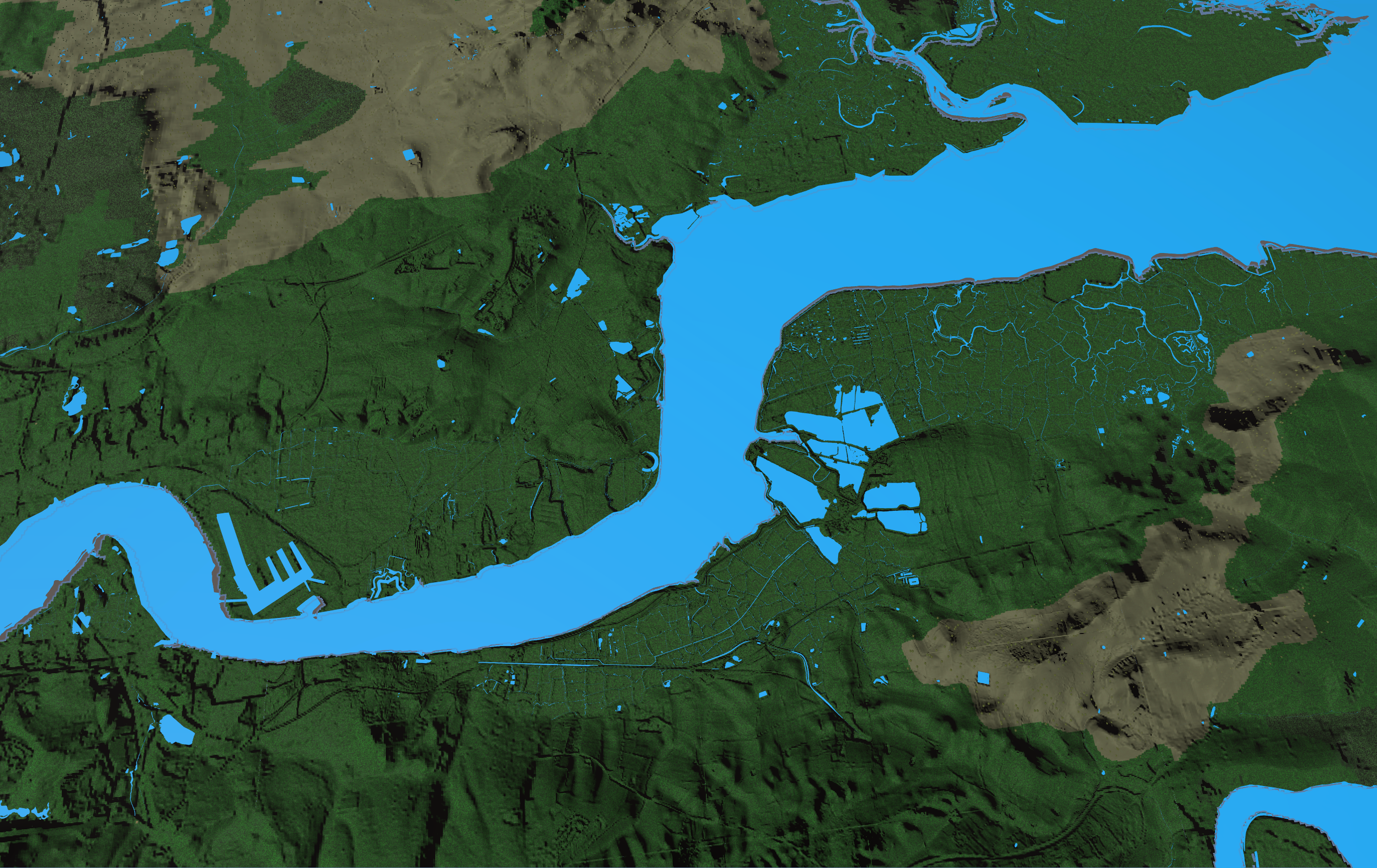 Thames Terrain and Waterway Combined