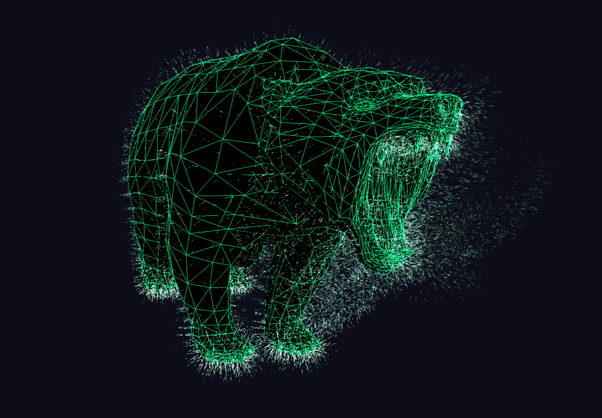 WebGPU Bear Particles